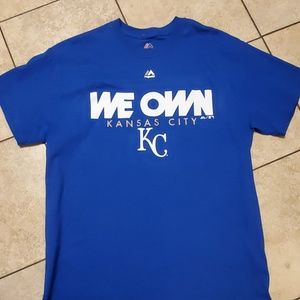 ⚾️Majestic Mens/Womens KC Royals MLB tee sz M